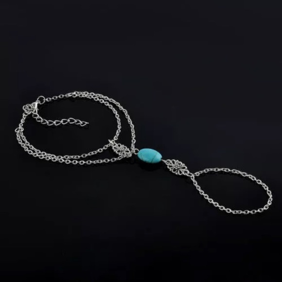 NEW TURQUOISE SLAVE CHAIN BRACELET - Picture 3 of 5